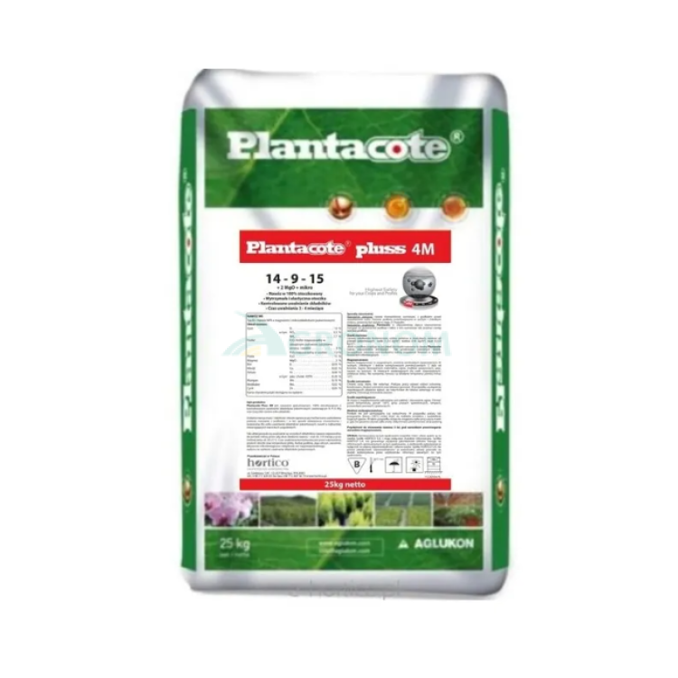 Добриво Плантакот | Plantacote Plus 4M (14-9-15 + 2MgO + ME) 25 кг 